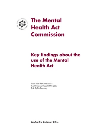 2007 MHAC Key findings from 12th Biennial Report.pdf