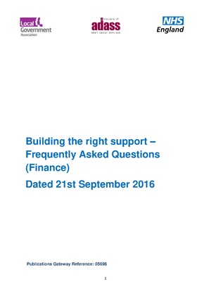 2016-09-21 NHS England Building the right support finance FAQs.pdf