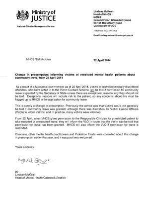 MOJ letter s17 leave 22 Apr 2014.pdf