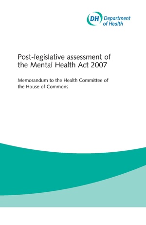 Post-legislative assessment of MHA 2007.pdf