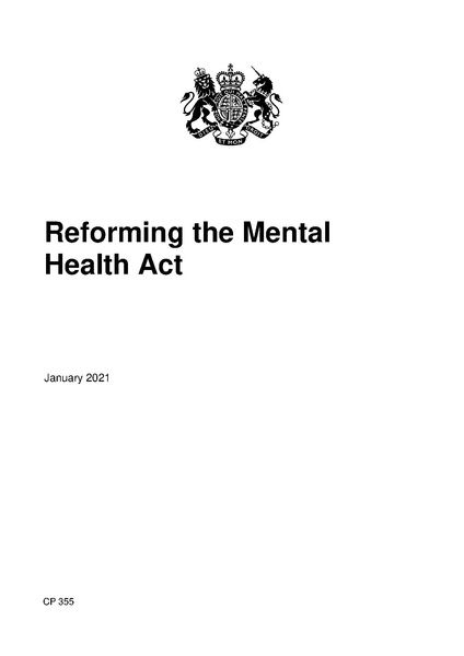 File:2021-01 DHSC White Paper on Reforming the MHA.pdf