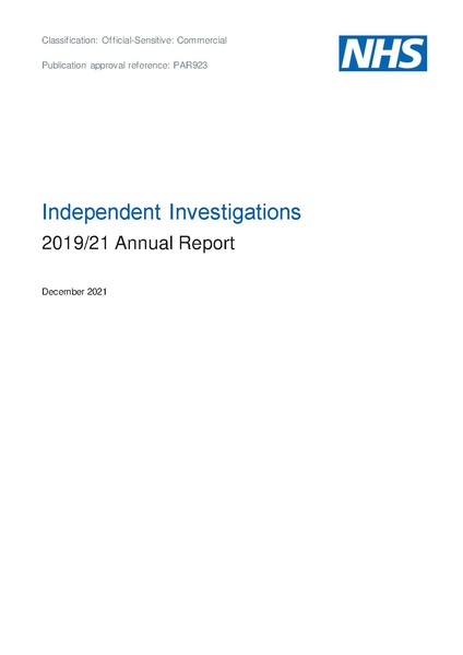 File:2021-12 NHS Independent investigations annual report 2019-21.pdf