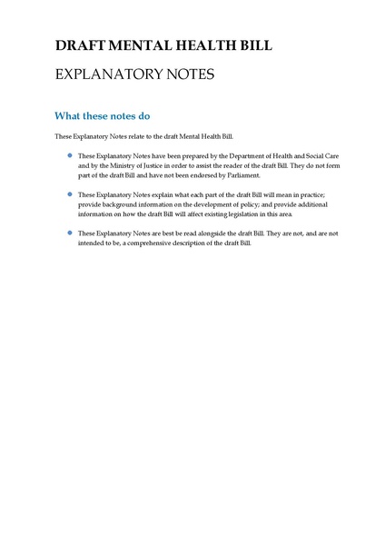 File:2022-06-27 Draft Mental Health Bill Explanatory Notes.pdf