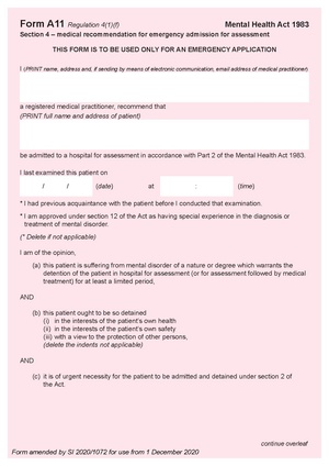 Form A11 section 4 - medical recommendation for emergency admission for assessment.pdf