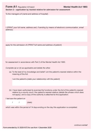 Form A1 section 2 - application by nearest relative for admission for assessment.pdf
