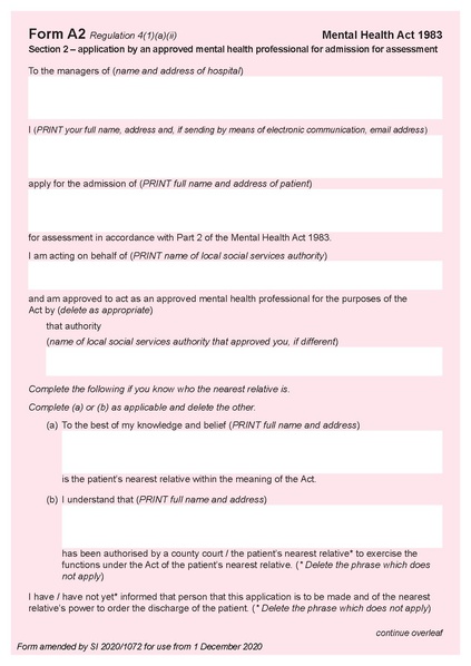 File:Form A2 section 2 - application by an approved mental health professional for admission for assessment.pdf