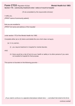 Form CTO3 section 17E - community treatment order - notice of recall to hospital.pdf