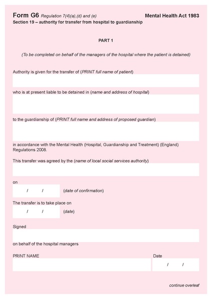 File:Form G6 section 19 - authority for transfer from hospital to guardianship.pdf