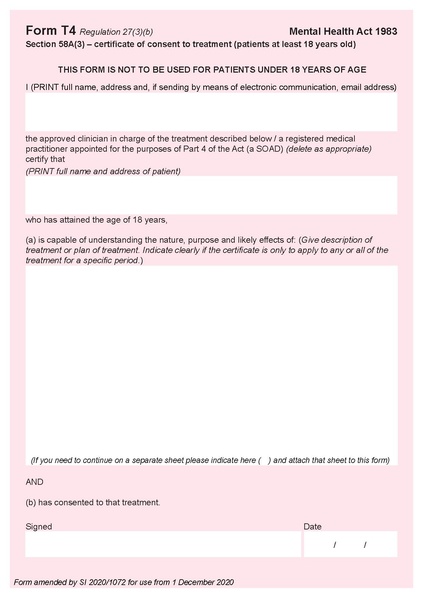 File:Form T4 section 58A(3) - certificate of consent to treatment (patients at least 18 years old).pdf
